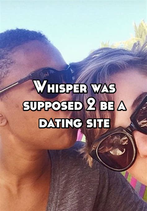 whisper dating site